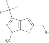 5-(Bromomethyl)-1-methyl-3-(trifluoromethyl)-1H-thieno[2,3-c]pyrazole