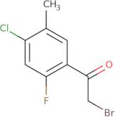 2-Bromo-1-(4-chloro-2-fluoro-5-methylphenyl)-1-ethanone