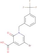 5-Bromo-2-oxo-1-[3-(trifluoromethyl)benzyl]-1,2-dihydro-3-pyridinecarboxylic acid