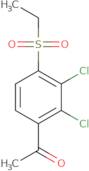 1-[2,3-Dichloro-4-(ethanesulfonyl)phenyl]ethan-1-one