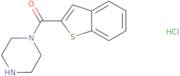 1-(1-Benzothiophene-2-carbonyl)piperazine hydrochloride