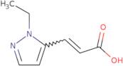 (2E)-3-(1-Ethyl-1H-pyrazol-5-yl)prop-2-enoic acid