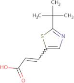 (2E)-3-(2-tert-Butyl-1,3-thiazol-5-yl)prop-2-enoic acid