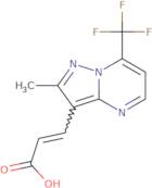 (2E)-3-[2-Methyl-7-(trifluoromethyl)pyrazolo[1,5-a]pyrimidin-3-yl]prop-2-enoic acid