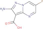 2-Amino-6-fluoropyrazolo[1,5-a]pyrimidine-3-carboxylic acid