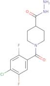 1-(4-Chloro-2,5-difluorobenzoyl)piperidine-4-carbohydrazide