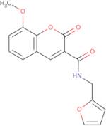 N-(2-Furylmethyl)-8-methoxy-2-oxo-2H-chromene-3-carboxamide