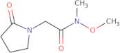 N-Methoxy-N-methyl-2-(2-oxopyrrolidin-1-yl)acetamide