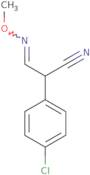 (3E)-2-(4-Chlorophenyl)-3-(methoxyimino)propanenitrile