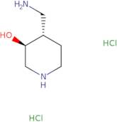 trans-4-(Aminomethyl)-3-hydroxypiperidine dihydrochloride