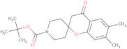 tert-Butyl 6,7-dimethyl-4-oxospiro[chroman-2,4'-piperidine]-1'-carboxylate