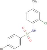 4-bromo-N-(2-chloro-4-methylphenyl)benzene-1-sulfonamide