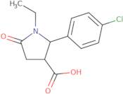 (2R,3R)-2-(4-Chlorophenyl)-1-ethyl-5-oxopyrrolidine-3-carboxylic acid