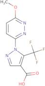 1-(6-Methoxypyridazin-3-yl)-5-(trifluoromethyl)-1H-pyrazole-4-carboxylic acid