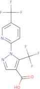 5-(Trifluoromethyl)-1-[5-(trifluoromethyl)pyridin-2-yl]-1H-pyrazole-4-carboxylic acid