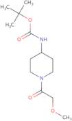 tert-Butyl 1-(2-methoxyacetyl)piperidin-4-ylcarbamate