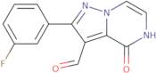 2-(3-Fluorophenyl)-4-oxo-4,5-dihydropyrazolo-[1,5-a]pyrazine-3-carbaldehyde