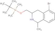 (1S,3R)-5-Bromo-3-(((tert-butyldimethylsilyl)oxy)methyl)-1-methyl-1,2,3,4-tetrahydroisoquinoline