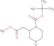 tert-Butyl (2R)-2-(2-methoxy-2-oxoethyl)piperazine-1-carboxylate