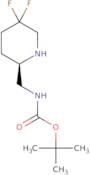 (R)-tert-Butyl ((5,5-difluoropiperidin-2-yl)methyl)carbamate