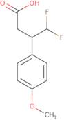 4,4-Difluoro-3-(4-methoxyphenyl)butanoic acid