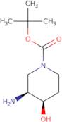 tert-butyl cis-3-amino-4-hydroxypiperidine-1-carboxylate