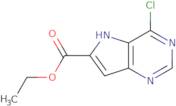 4-Chloro-5H-pyrrolo[3,2-d]pyrimidine-6-carboxylic Acid Ethyl Ester