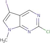 2-Chloro-5-iodo-7-methyl-7H-pyrrolo[2,3-d]pyrimidine