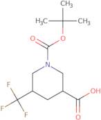 1-(tert-Butoxycarbonyl)-5-(trifluoromethyl)piperidine-3-carboxylic acid