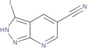 3-iodo-1H-pyrazolo[3,4-b]pyridine-5-carbonitrile