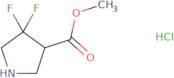 Methyl 4,4-difluoropyrrolidine-3-carboxylate hydrochloride