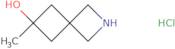 6-methyl-2-azaspiro[3.3]heptan-6-ol hydrochloride