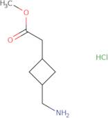 Methyl 2-[3-(aminomethyl)cyclobutyl]acetate hydrochloride