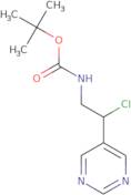 tert-Butyl (2-chloro-2-(pyrimidin-5-yl)ethyl)carbamate