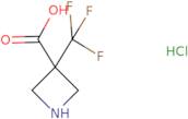 3-(Trifluoromethyl)azetidine-3-carboxylic acid hydrochloride