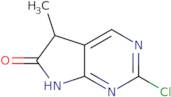 2-chloro-5-methyl-5h,6h,7h-pyrrolo[2,3-d]pyrimidin-6-one