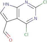 2,4-dichloro-7H-pyrrolo[2,3-d]pyrimidine-5-carbaldehyde
