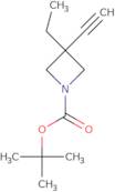 tert-Butyl 3-ethyl-3-ethynylazetidine-1-carboxylate