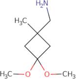 (3,3-Dimethoxy-1-methylcyclobutyl)methanamine