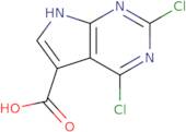 2,4-dichloro-7h-pyrrolo[2,3-d]pyrimidine-5-carboxylic acid