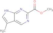 Methyl 5-methyl-7H-pyrrolo[2,3-d]pyrimidine-2-carboxylate