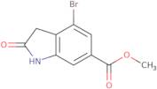 Methyl 4-Bromo-2-oxo-2,3-dihydro-1H-indole-6-carboxylate