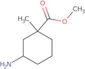 Methyl 3-amino-1-methylcyclohexane-1-carboxylate