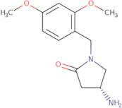 (4R)-4-amino-1-[(2,4-dimethoxyphenyl)methyl]pyrrolidin-2-one