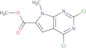 2,4-dichloro-7-methyl-7h-pyrrolo[2,3-d]pyrimidine-6-carboxylic acid methyl ester