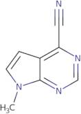 7-Methyl-7H-pyrrolo[2,3-d]pyrimidine-4-carbonitrile