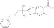 2-[1-(benzyloxy)-2-methylpropan-2-yl]-6-fluoro-5-nitro-1h-indole