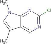 2-chloro-5,7-dimethyl-7h-pyrrolo[2,3-d]pyrimidine