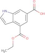4-(ethoxycarbonyl)-1h-indole-6-carboxylic acid