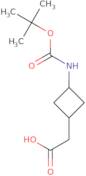 2-(3-{[(tert-Butoxy)carbonyl]amino}cyclobutyl)acetic acid